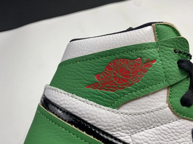 Cheap TBK DB4612-300 Jordan Lucky Air 1 High Retro Green 0705